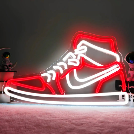 Jordan Sneakers Neon Sign